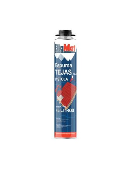BOTE 750ML ESPUMA PU TEJAS PISTOLA BIGMA