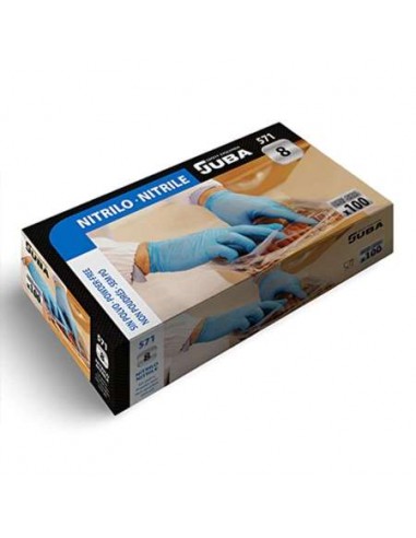 CAJA 100 GUANTES DESECHABLES NITRILO T9