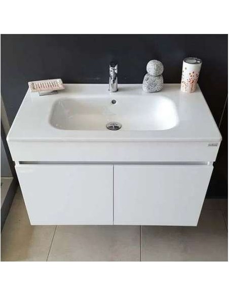 MUEBLE BAÑO SOFIA 80 BLANCO SUSPENDIDO