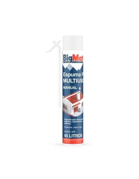 BOTE 750ML ESPUMA PU CANULA 750ML BIGMAT