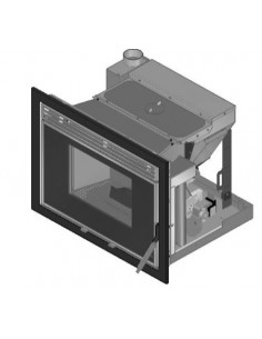 CASSETE INSERTABLE ESTUFA DE PELLET FIRST 8KW 2
