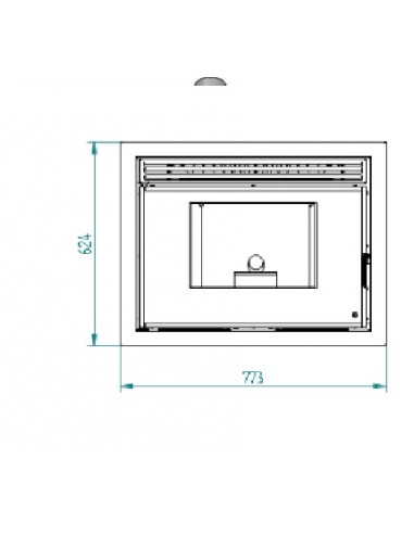 CASSETE INSERTABLE ESTUFA DE PELLET FIRST 8KW