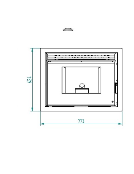 CASSETE INSERTABLE ESTUFA DE PELLET FIRST 8KW