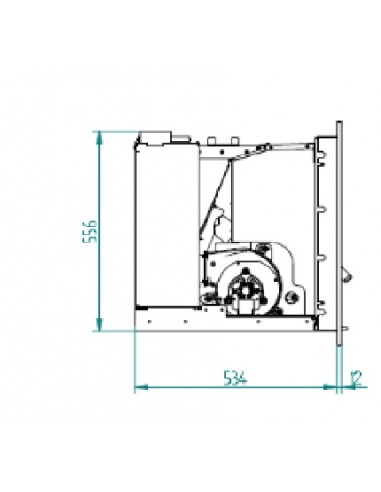 CASSETE INSERTABLE ESTUFA DE PELLET FIRST 8KW