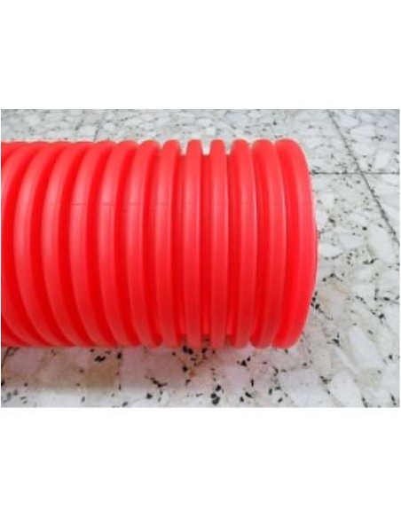 ROLLO 50MT TUBO CORRUGADO 160MM ROJO