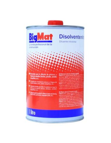 DISOLVENTE NITRO TOTAL 1L LATA BIGMAT