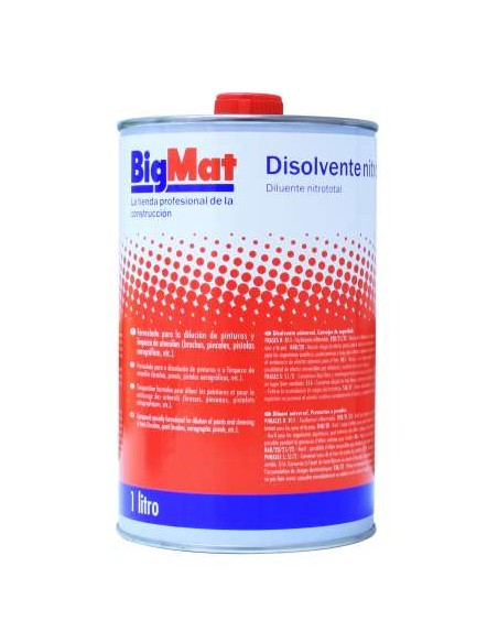 DISOLVENTE NITRO TOTAL 1L LATA BIGMAT