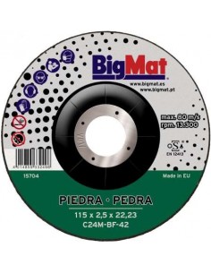 DISCO CORTE PIEDRA 115X2,5X22,3 C24R BM