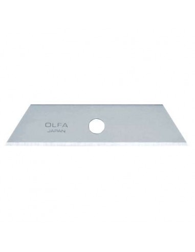 PACK 5 CUCHILLAS CUTTER TRAPEZOIDAL PLATEADA 17
