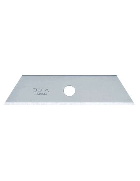 PACK 5 CUCHILLAS CUTTER TRAPEZOIDAL PLATEADA 17