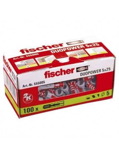 CAJA TACO DUOPOWER     5X25 *FISCHER