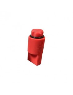 TAPON ALICATADO ROJO CON JUNTA DE 1/2"