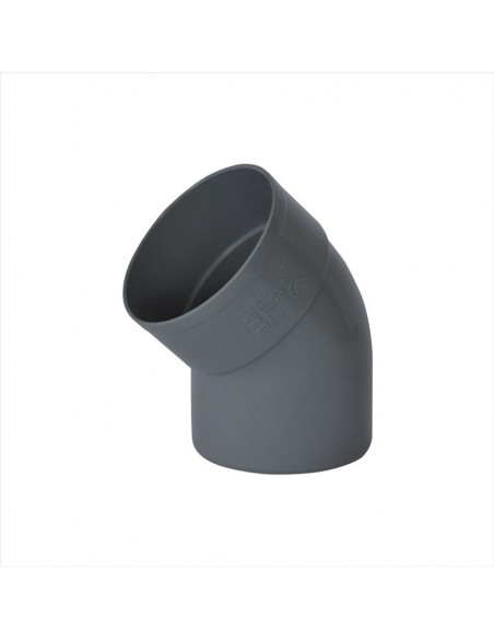CODO PVC 45G M-H JP  50MM GRIS