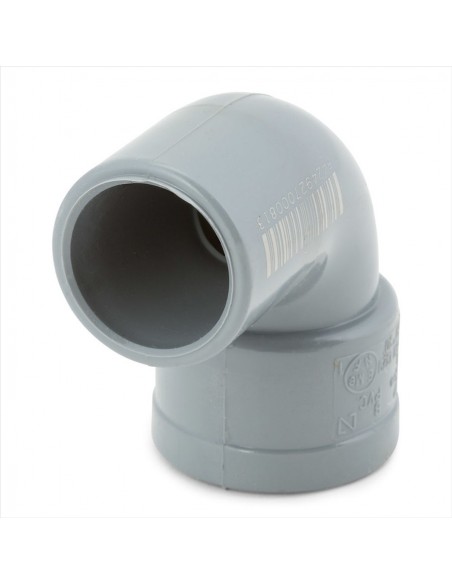CODO PVC 87G M-H JP  50MM GRIS