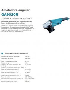 AMOLADORA 230MM 2200W GA9020R *MAKITA 2