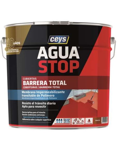 BOTE IMPERMAGUA STOP BARRERA TOTAL 4KG COLOR TERRACOTA