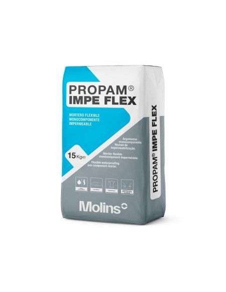 SACO 25KG MORTERO PROPAM IMPE BLANCO