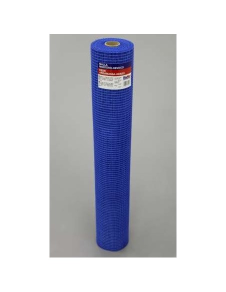 M2. FIBRA DE VIDREO REVOCO AZUL CEMENTO  1ML.1 ROLLO 50MT