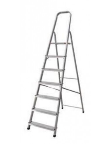 ESCALERA DE ALUMINIO  DOMESTICA 7 PELDAÑOS BIGMAT