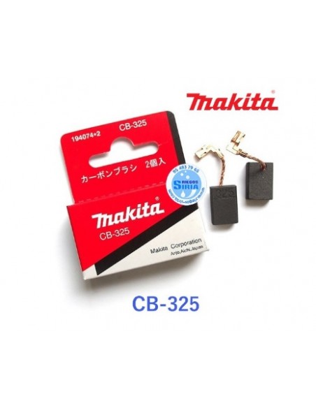 JUEGO ESCOBILLAS CB-325 9557NB MAKITA