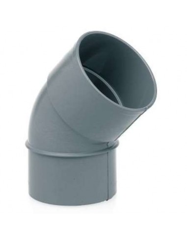 CODO PVC 45G M-H JP 125MM GRIS