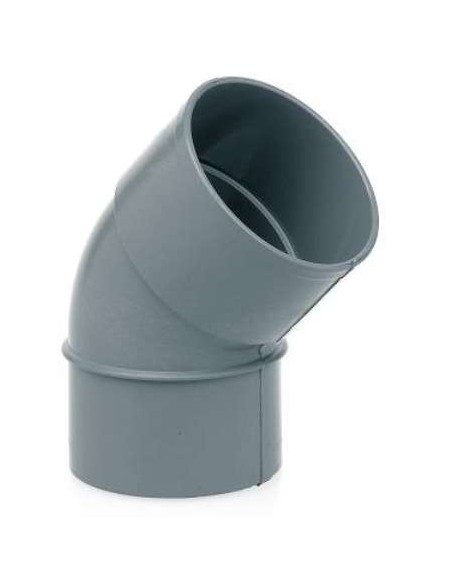 CODO PVC 45G M-H JP 125MM GRIS