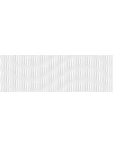 M2 30X90 REVESTIMIENTO RELIEVE SENA BLANCO SHINY BRILLO  CAJA 1,90M2