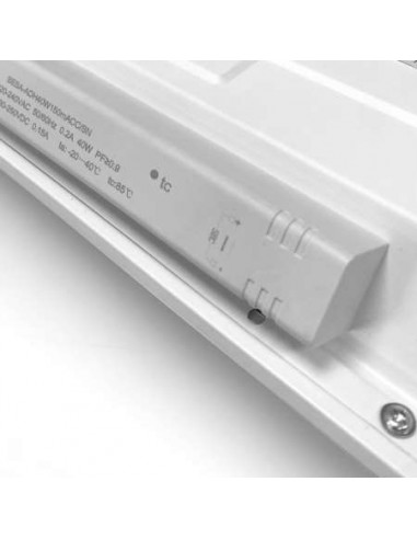 PANEL LED ALUMINIO BLANCO 60X60CM 40W LUZ FRIA...