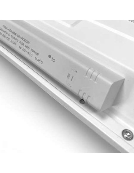 PANEL LED ALUMINIO BLANCO 60X60CM 40W LUZ FRIA 6400K