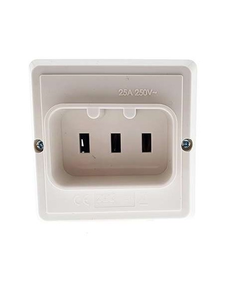 BASE BIPOLAR CON CONTACTO TIERRA 25A 250