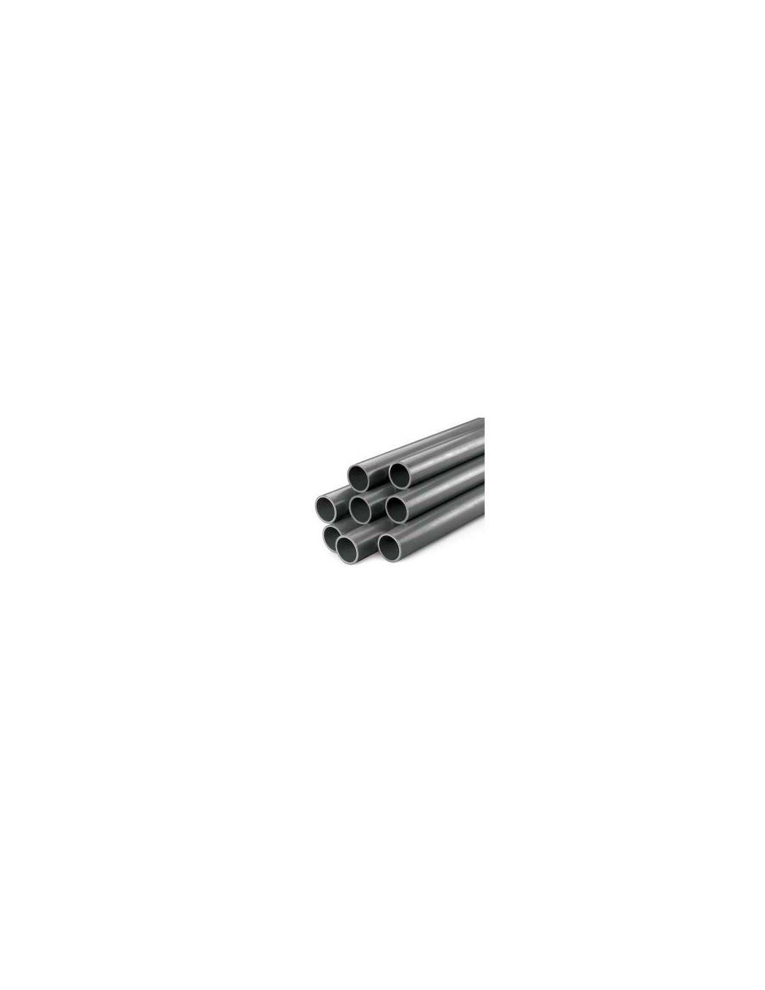 TUBO IN PVC PN10, 50 MM LUNGHEZZA 1 M