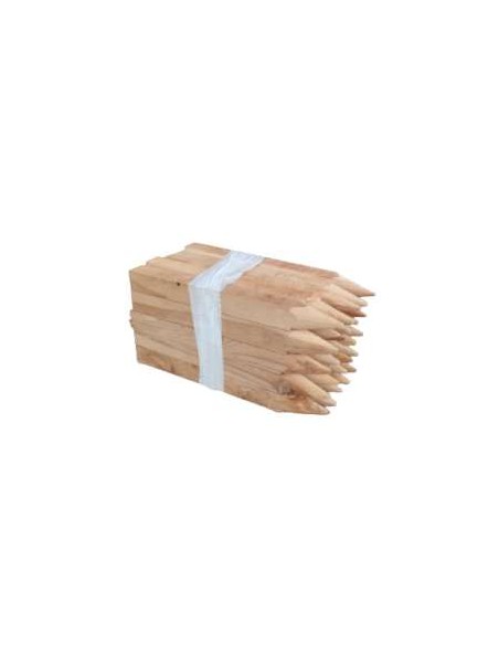 ESTACA MADERA BIGMAT 40X4X4 PAQUETE 25UD
