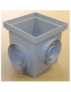 ARQUETA 20X20 GRIS SIN TAPA AQR-2020-G