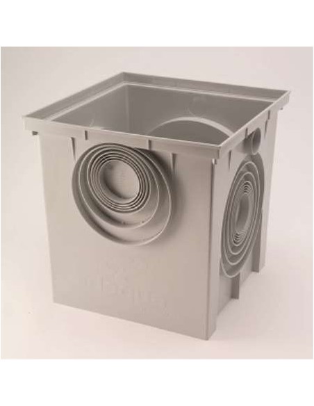 ARQUETA 40X40 GRIS  SIN TAPA ARQ-4040-G