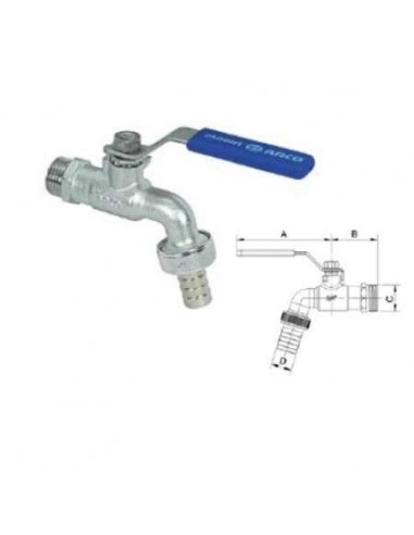 GRIFO ESFERA JARDIN 3/4-3/4 ARCO 8830890