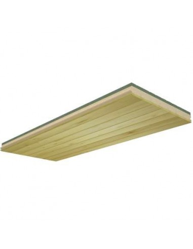 PANEL SANDWICH 2500X600X106MM ABETO NAT.
