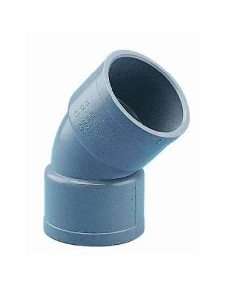 ACCESORIO PVC CODO 40 H-H 45º