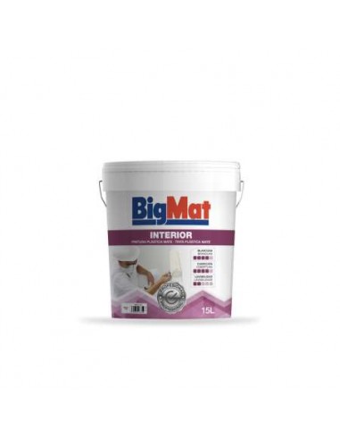 BOTE 15LT PINTURA MATE BLANCO PARA  INTERIORES...