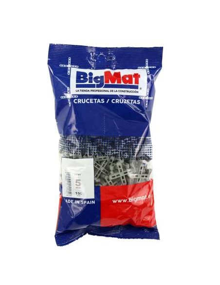 BOLSA 150UD CRUCETAS 5MM *BIGMAT