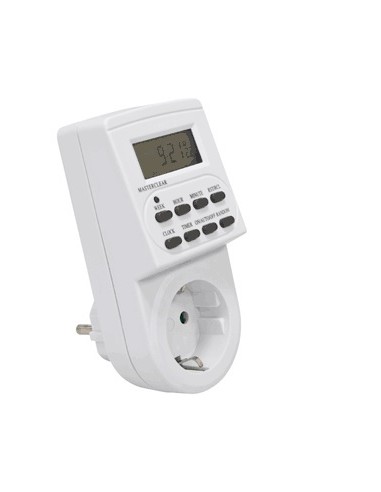 RELOJ PROGRAMADOR DGITAL ELECTRONICO SEMANAL 27357