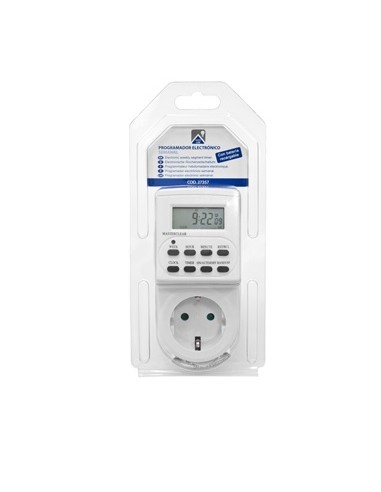 RELOJ PROGRAMADOR DGITAL ELECTRONICO SEMANAL 27357
