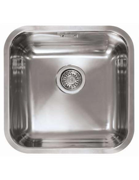 FREGADERO INOX HERMES 1 SENO 40X40 B/ENC