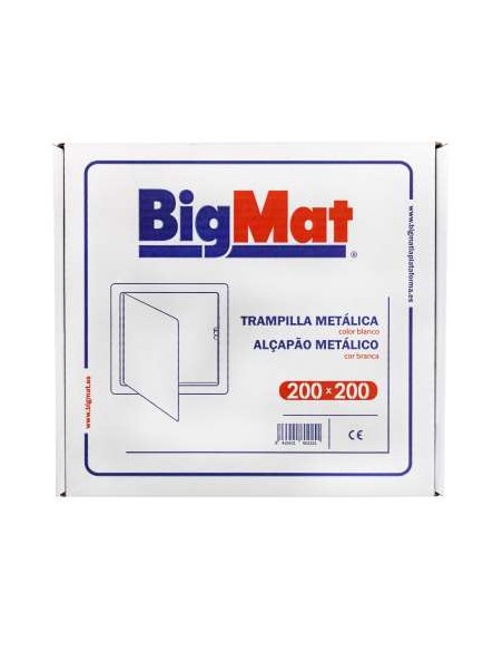 TRAMPILLA METALICA 200X200 RAL 9010 BIGM