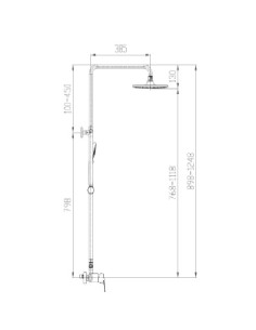 KIT DUCHA CUBIK BIGMAT CORA REDONDO 2