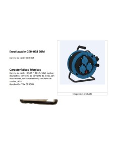 ENROLLACABLE 3T-TAP.50M 3X1.5MM2 IP55 BM 2