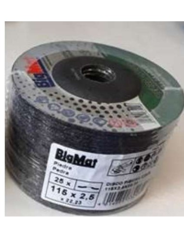 DISCO INOX BIGMAT A660R 115X1X22,23 (retráctil)