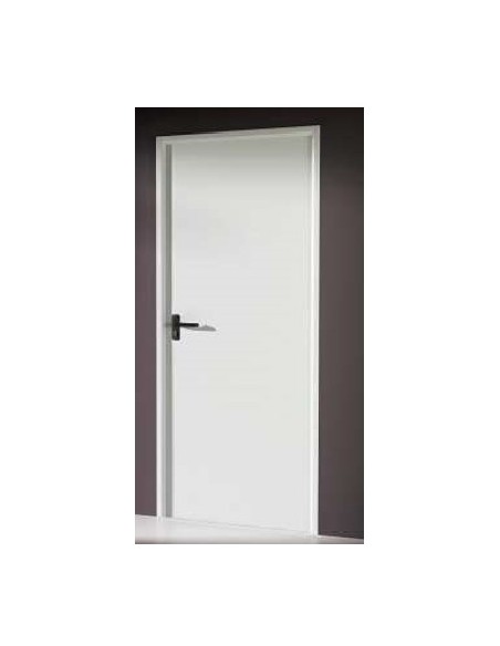 PUERTA CHAPA LISA 70X180CM HOJA 60CM  APERTURA DERCHA COLOR BLANCA