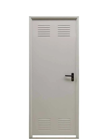 PUERTA CHAPA CON REJILLA 80X180CM HOJA 70CM...