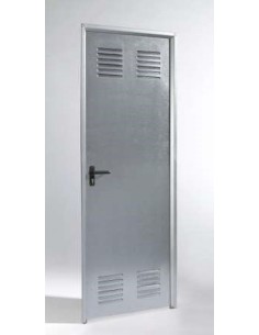 PUERTA CHAPA CON REJILLA  DE 80X180CM  HOJA 70 APERTURA...