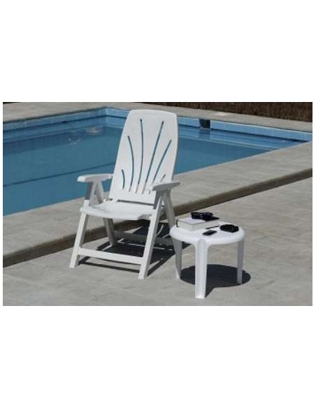 SILLON PVC MULTIPOSICIONES  BLANCO